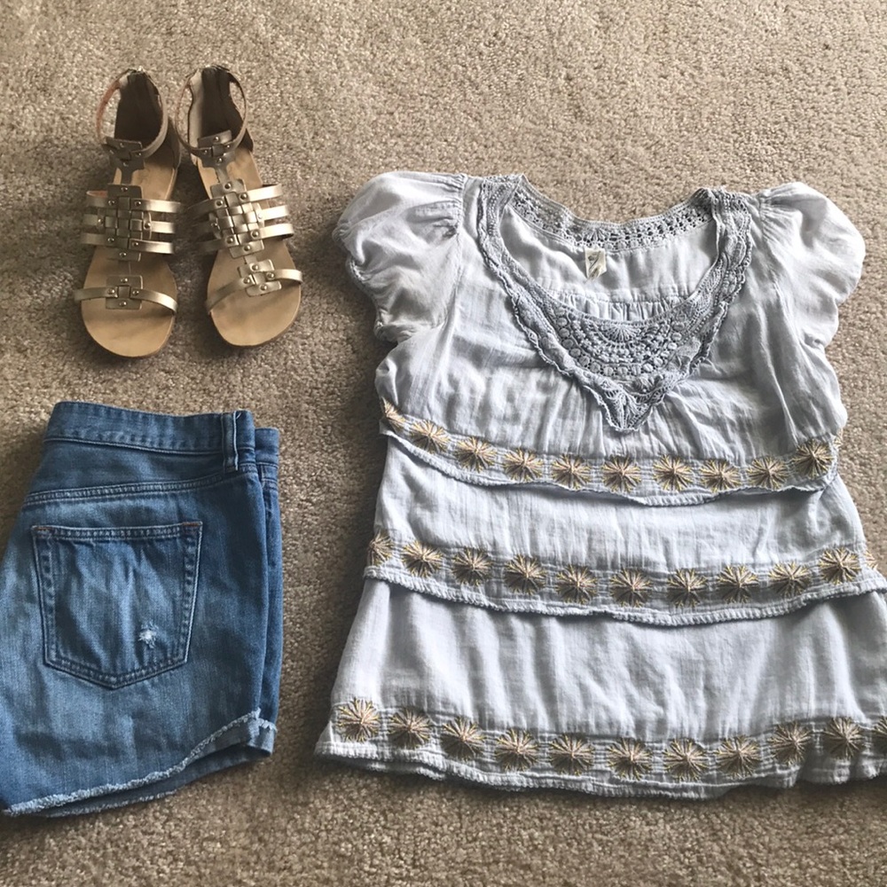 Anthropologie Floreat top